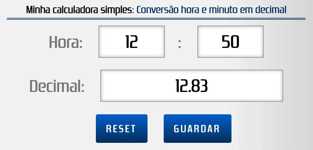 Conversão de Horas Excel - Converter Horas, Minutos, Segundos